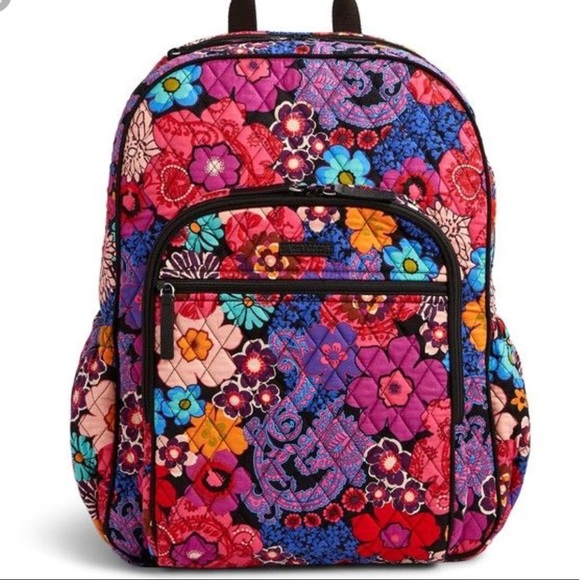 floral fiesta vera bradley backpack